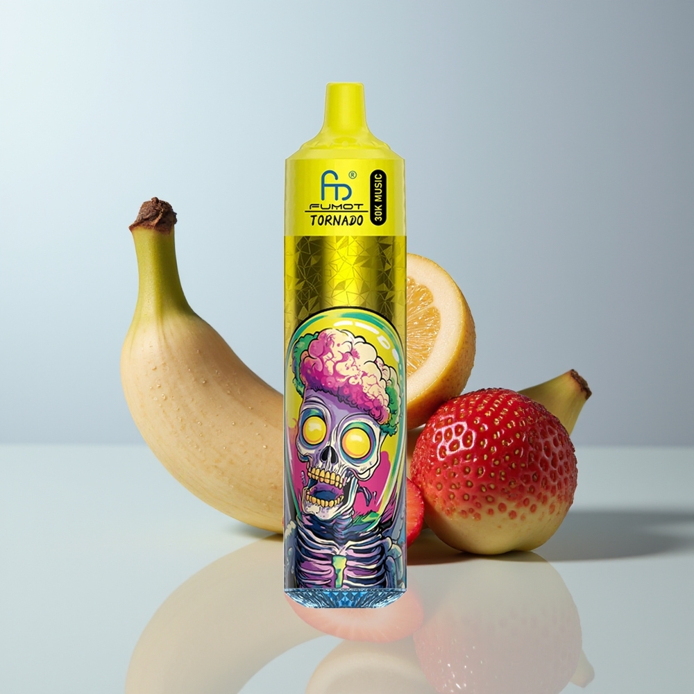 Wholesale Canada Fumot Randm Tornado 30000 Puffs 30mL Banana Strawberry