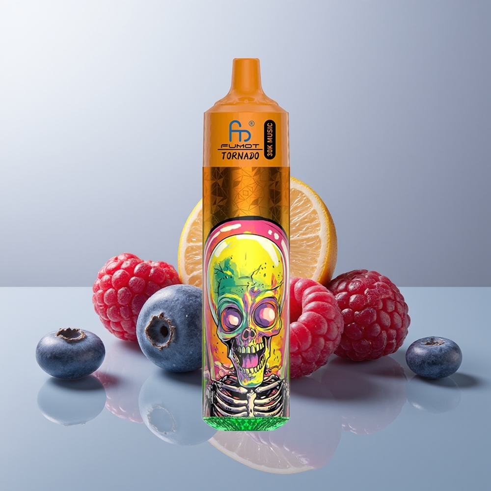 Wholesale Canada Fumot Randm Tornado 30000 Puffs 30mL Blueberry Raspberry
