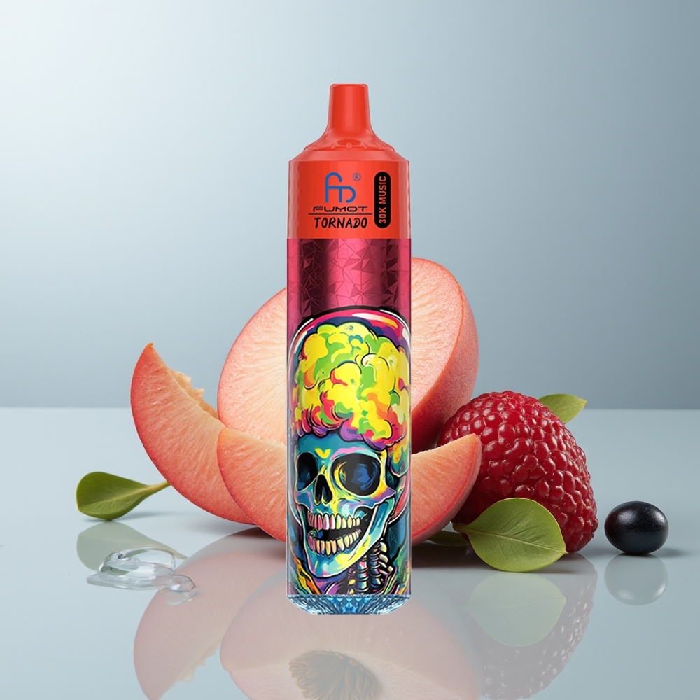 Wholesale Canada Fumot Randm Tornado 30000 Puffs 30mL Peach Berries