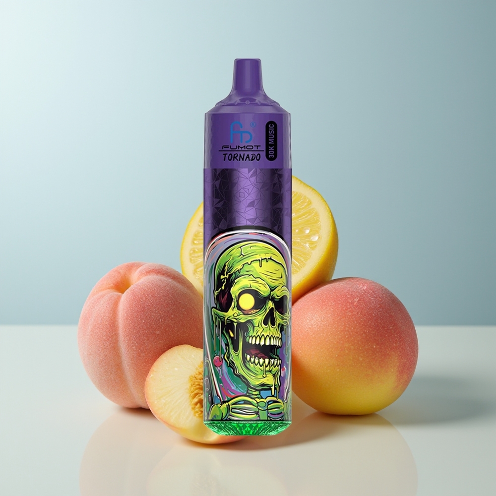 Wholesale Canada Fumot Randm Tornado 30000 Puffs 30mL Peach Mango Pineapple