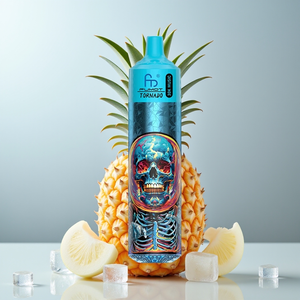 Wholesale Canada Fumot Randm Tornado 30000 Puffs 30mL Pineapple Ice