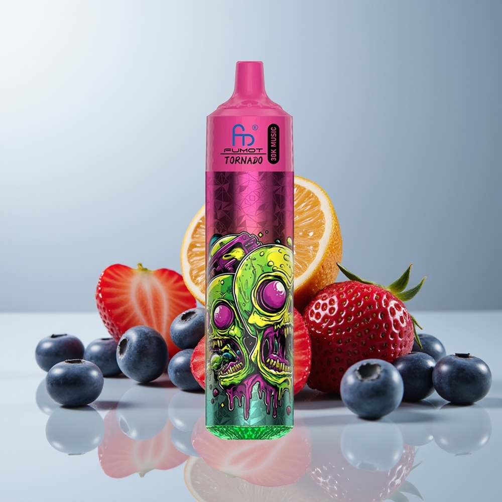 Wholesale Canada Fumot Randm Tornado 30000 Puffs 30mL Strawberry Blueberry