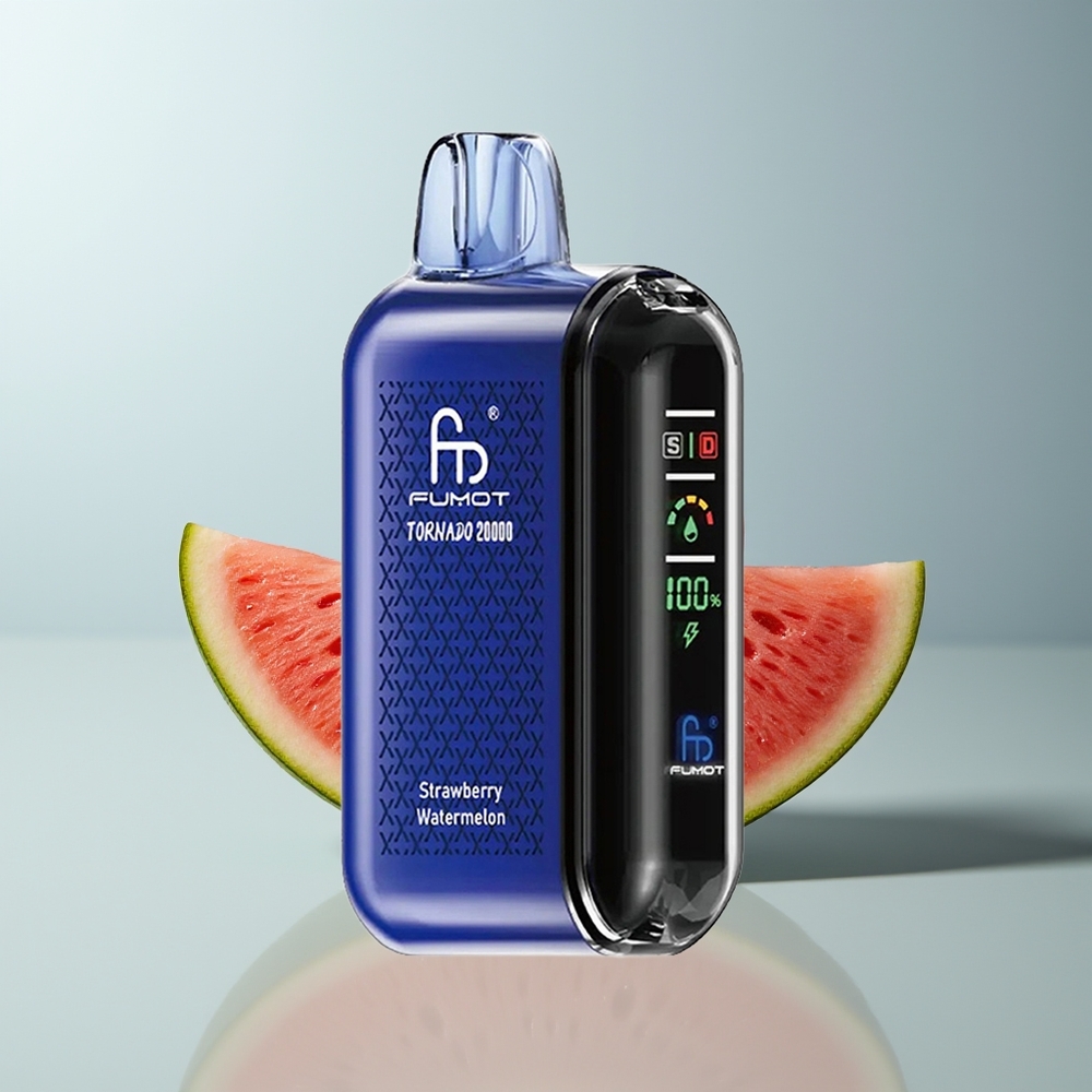 Wholesale Canada Fumot Tornado 20000 Puffs Dual Mesh Airflow Strawberry Watermelon
