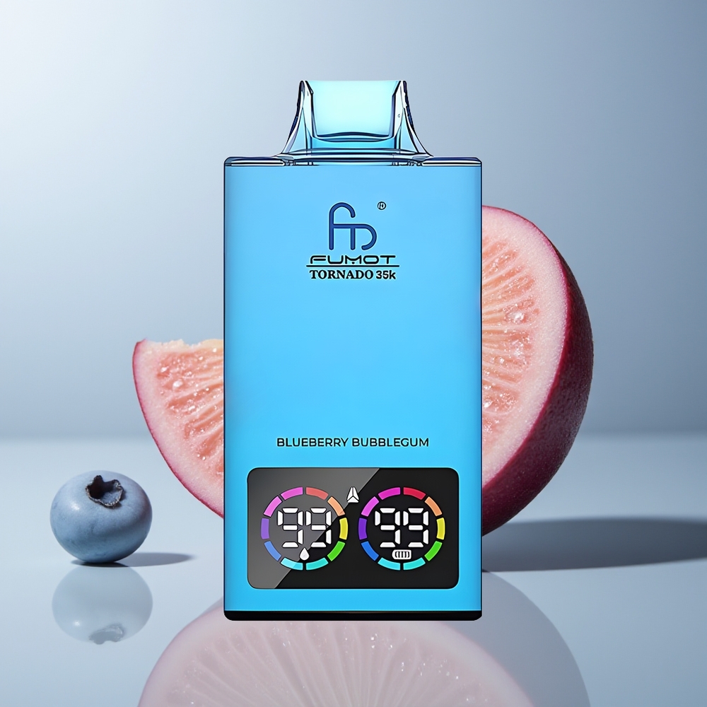 Wholesale Canada Fumot Tornado 35000 Dual Mesh Fast Charging Blueberry Bubblegum