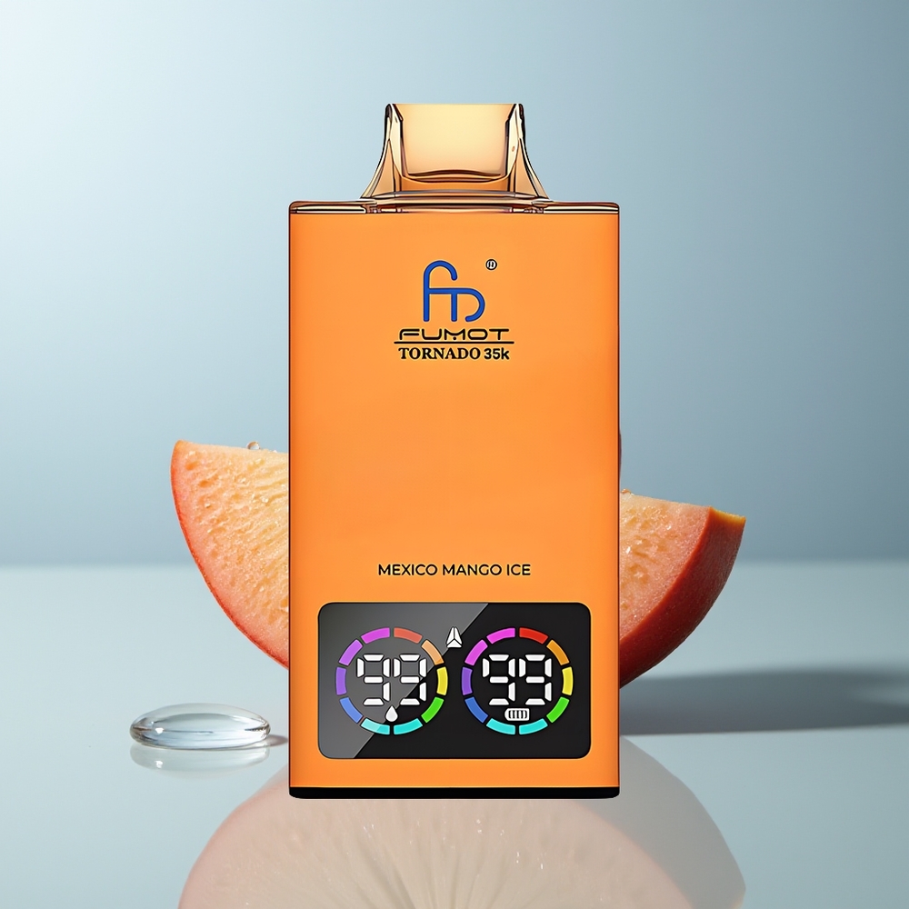 Wholesale Canada Fumot Tornado 35000 Dual Mesh Fast Charging Mexico Mango Ice