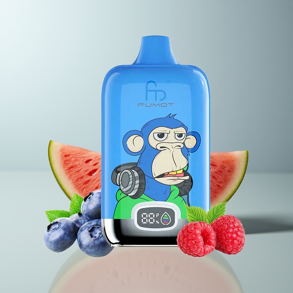 Wholesale Canada Fumot Tornado Digital Box 12000 Puffs Mesh Coil Strawberry Watermelon