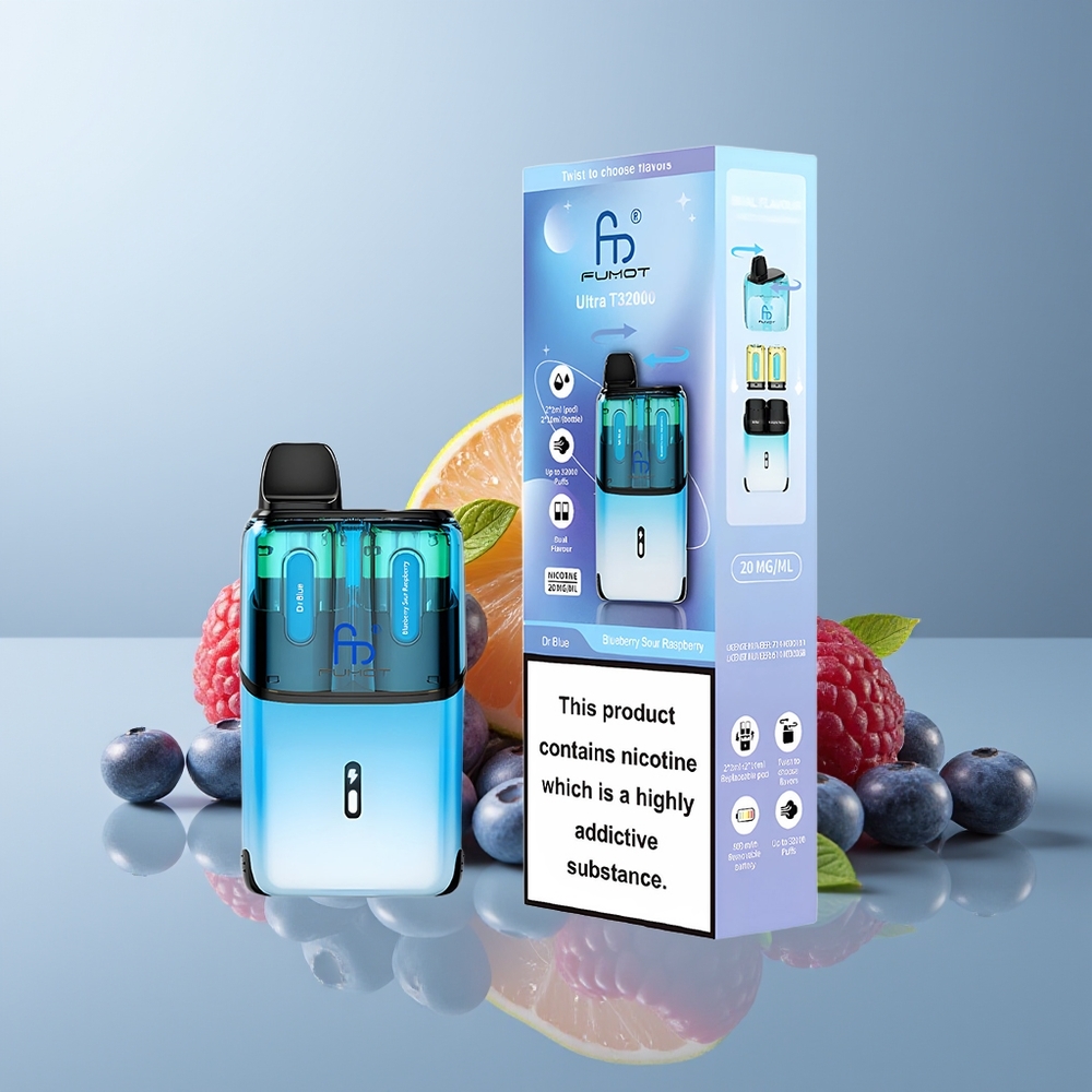 Wholesale Canada Fumot Ultra T32000 32000 Puffs 24ml Blueberry Sour Raspberry
