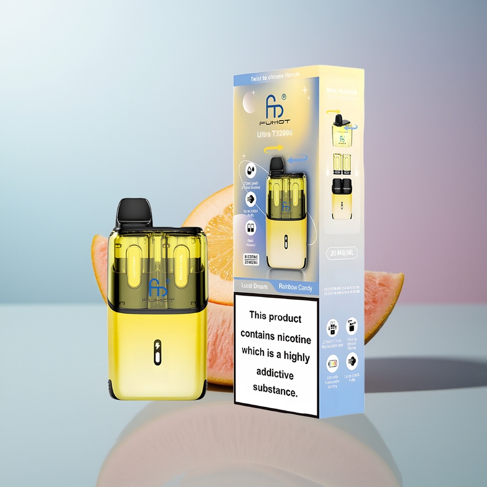 Wholesale Canada Fumot Ultra T32000 32000 Puffs 24ml Rainbow Candy Disposable Vape