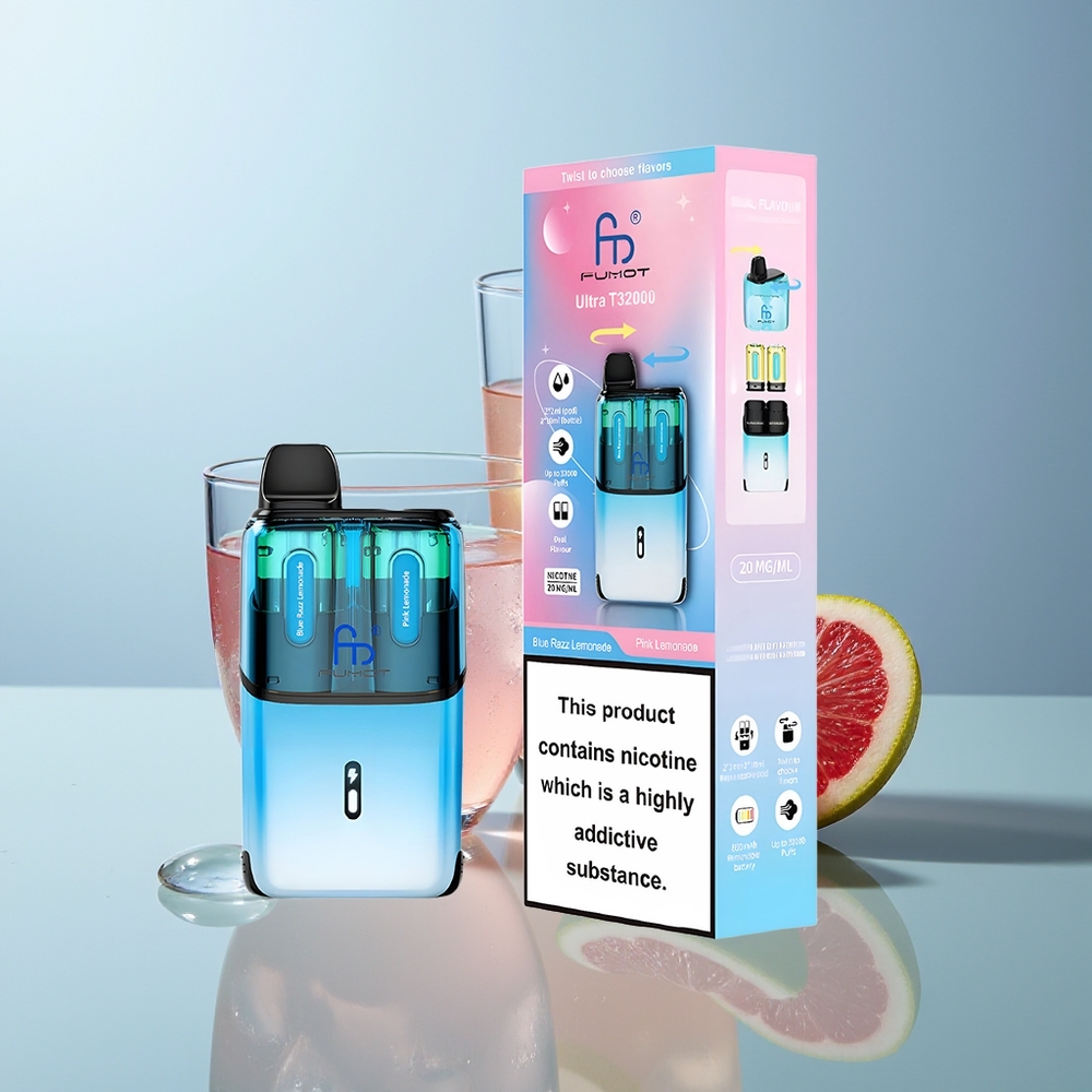 Wholesale Canada Fumot Ultra T32000 32000 Puffs Mesh Blue Razz Lemonade - Pink Lemonade