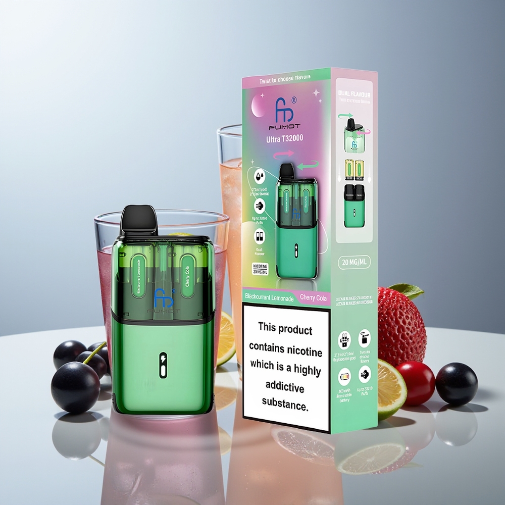 Wholesale Canada Fumot Ultra T32000 32000 Puffs Mesh Coil Blackcurrant Lemonade Cherry Cola