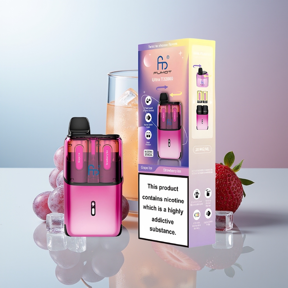 Wholesale Canada Fumot Ultra T32000 32000 Puffs Mesh Grape Ice - Strawberry Ice