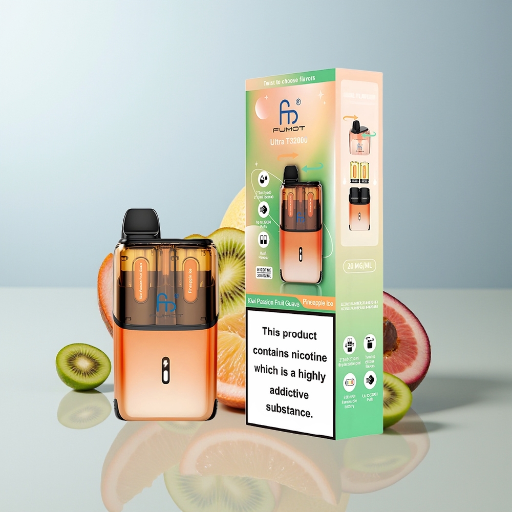 Wholesale Canada Fumot Ultra T32000 32000 Puffs Mesh Kiwi Passion Fruit Guava Pineapple Ice