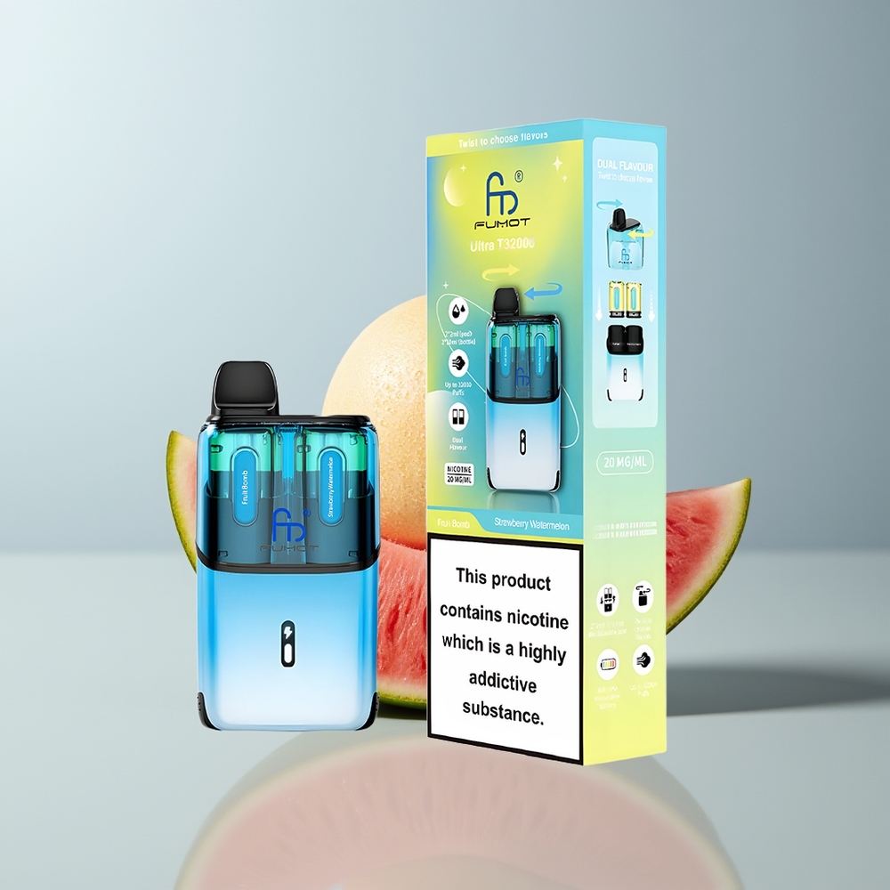 Wholesale Canada Fumot Ultra T32000 32000 Puffs Mesh Strawberry Watermelon Fruit Bomb Disposable Vape