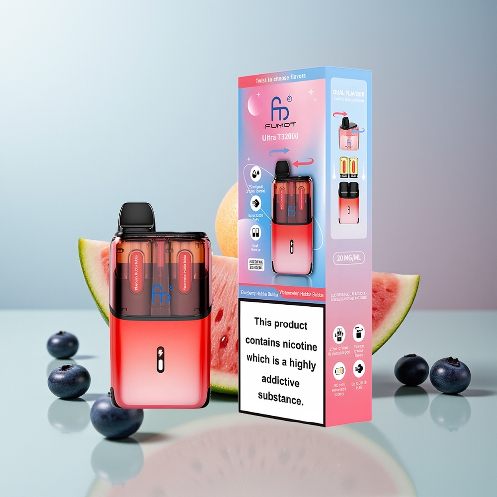Wholesale Canada Fumot Ultra T32000 32000 Puffs Type-C Fast Charging Blueberry Watermelon Hubba Bubba