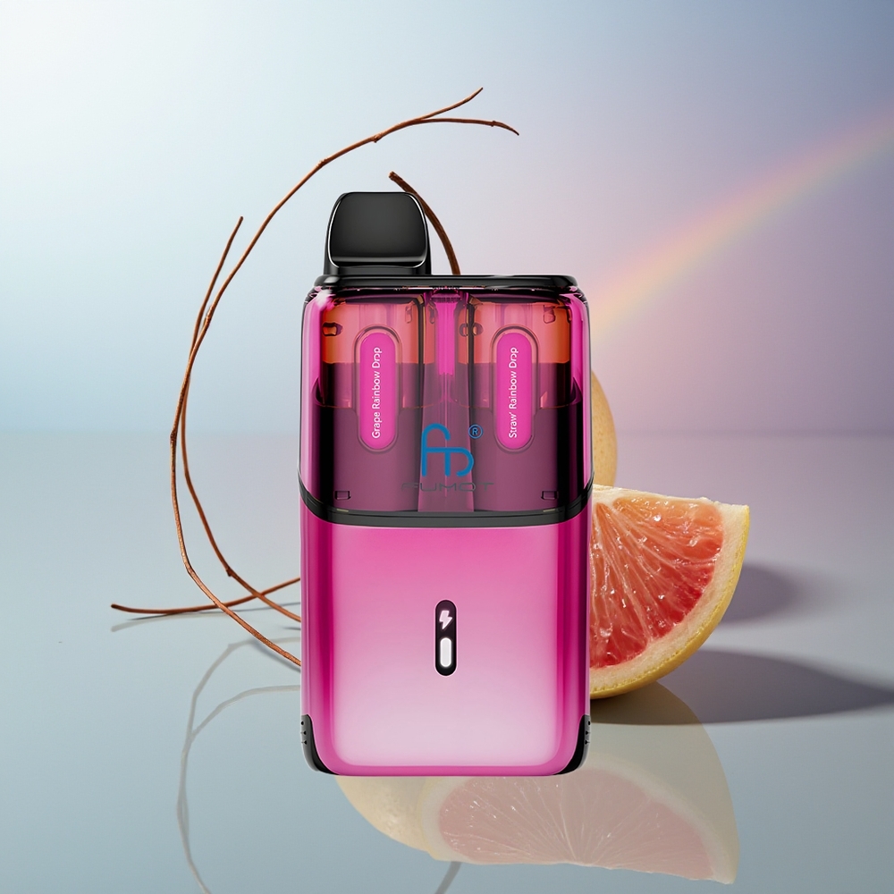 Wholesale Canada Fumot Ultra T32000 32000 Puffs Type-C Fast Charging Grape Rainbow Drops - Strawberry Rainbow Drops