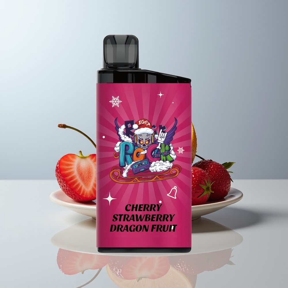 Wholesale Canada IGET Bar 3500 Puffs 1400 mAh Cherry Strawberry Dragon Fruit