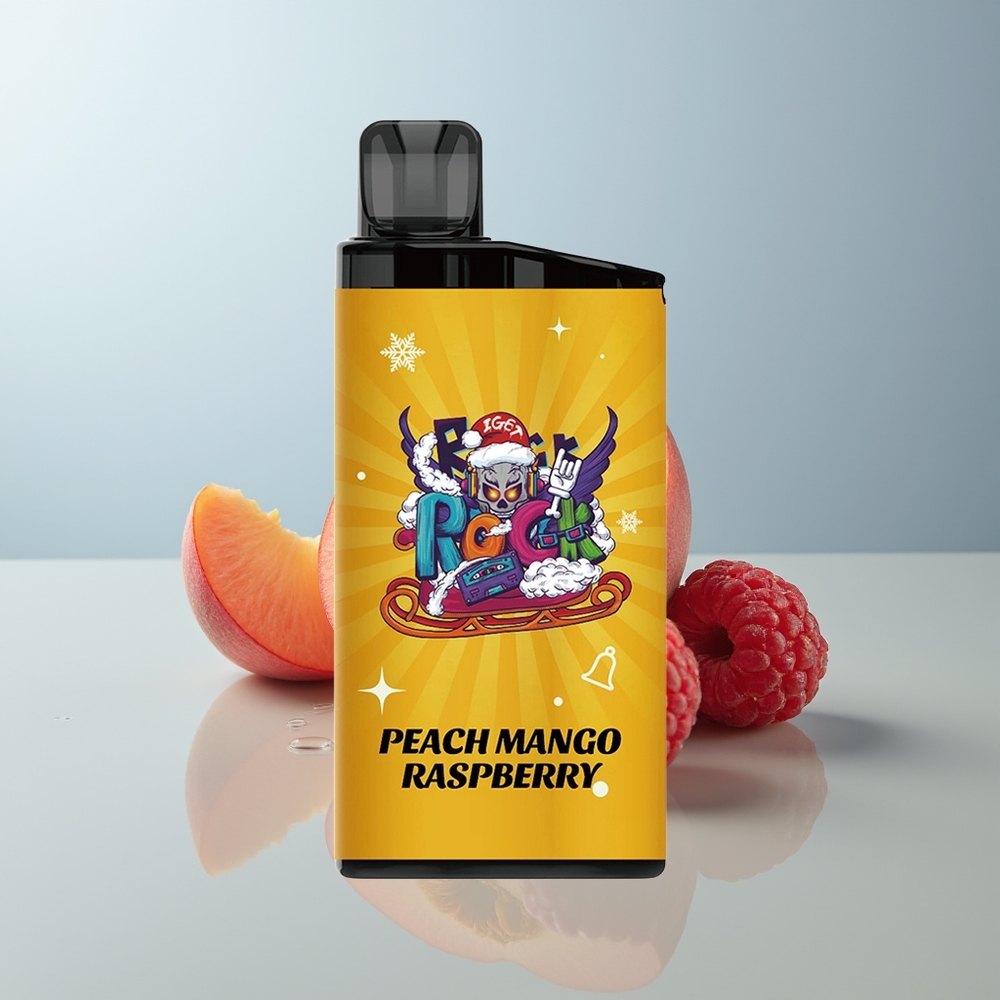 Wholesale Canada IGET Bar 3500 Puffs 1400 mAh Peach Mango Raspberry