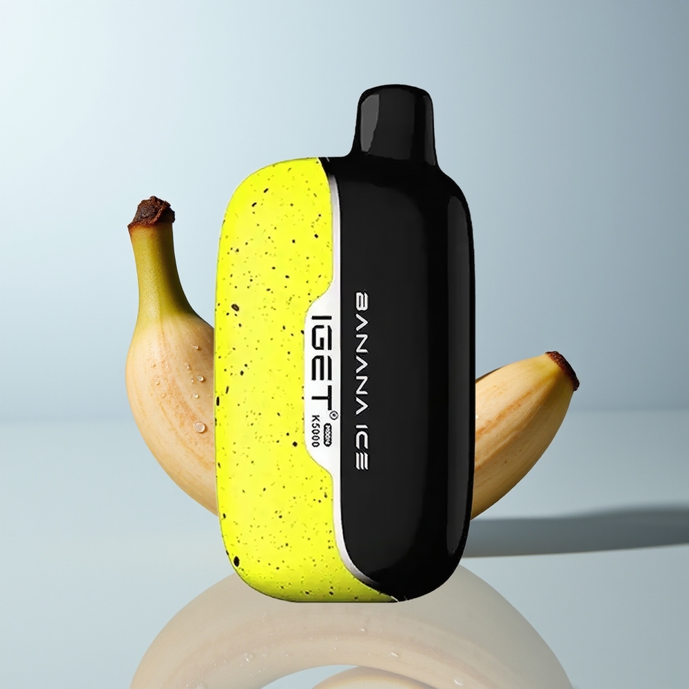 Wholesale Canada IGET Moon K5000 5000 Puffs Banana Ice Disposable Vape PC Mesh Coil