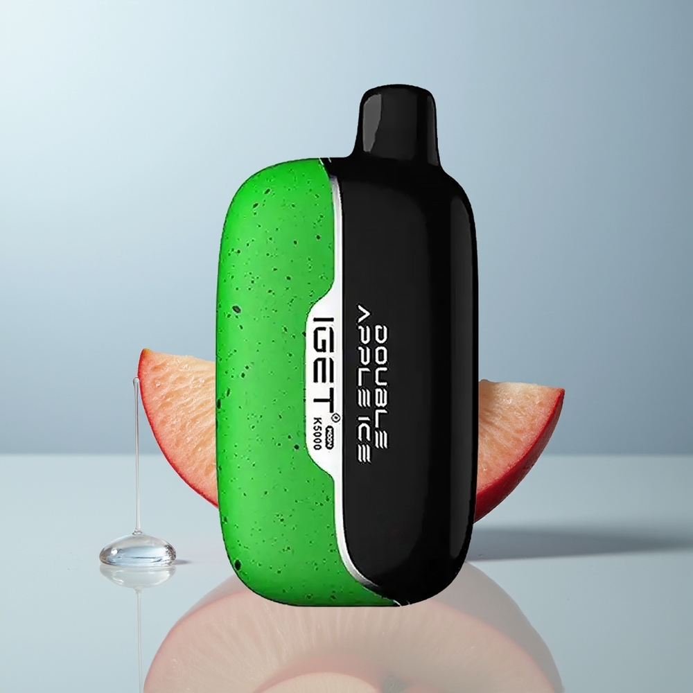 Wholesale Canada IGET Moon K5000 5000 Puffs Double Apple Ice Disposable Vape
