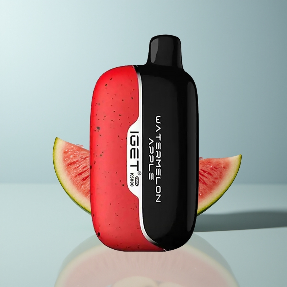 Wholesale Canada IGET Moon K5000 5000 Puffs Mesh Coil Disposable Vape Watermelon Apple