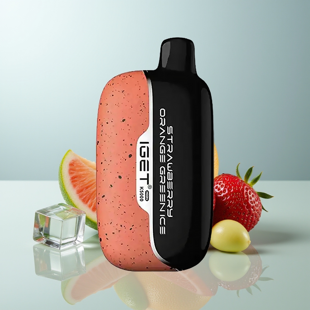 Wholesale Canada IGET Moon K5000 5000 Puffs Mesh Coil Strawberry Orange Green Ice