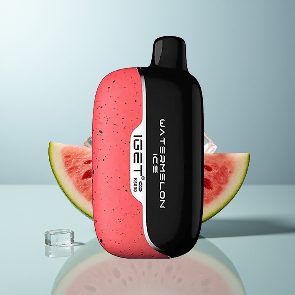 Wholesale Canada IGET Moon K5000 5000 Puffs Mesh Coil Watermelon Ice Disposable Vape