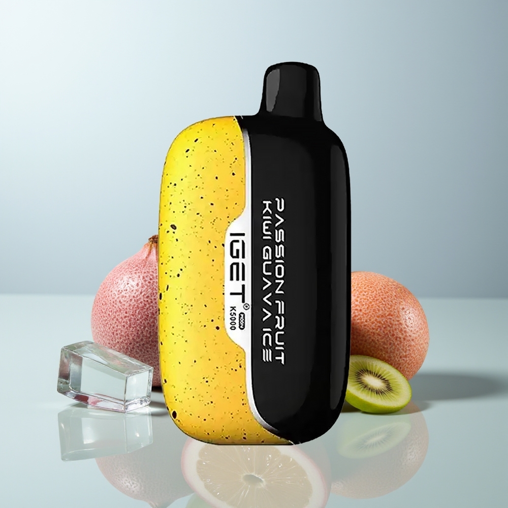 Wholesale Canada IGET Moon K5000 5000 Puffs PC Mesh Passion Fruit Kiwi Guava Ice Disposable Vape