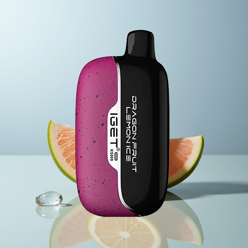 Wholesale Canada IGET Moon K5000 Puffs 815g Dragon Fruit Lemon Ice