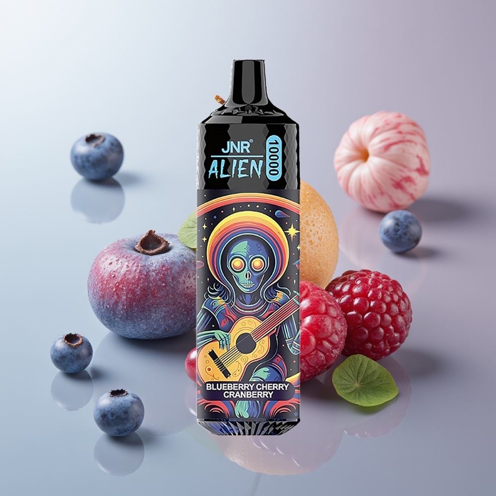 Wholesale Canada JNR Alien 10000 Puffs 20ml E-liquid Blueberry Cherry Cranberry