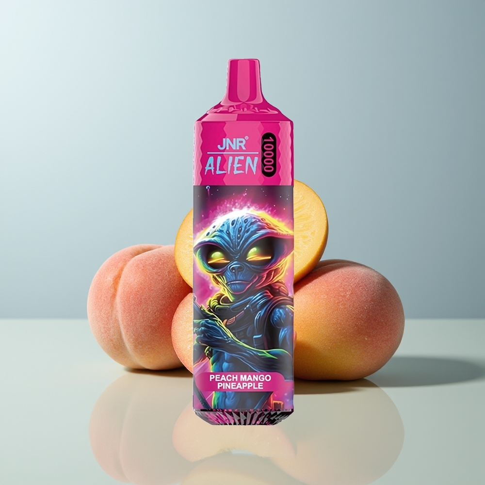 Wholesale Canada JNR Alien 10000 Puffs 850mAh LED Peach Mango Pineapple