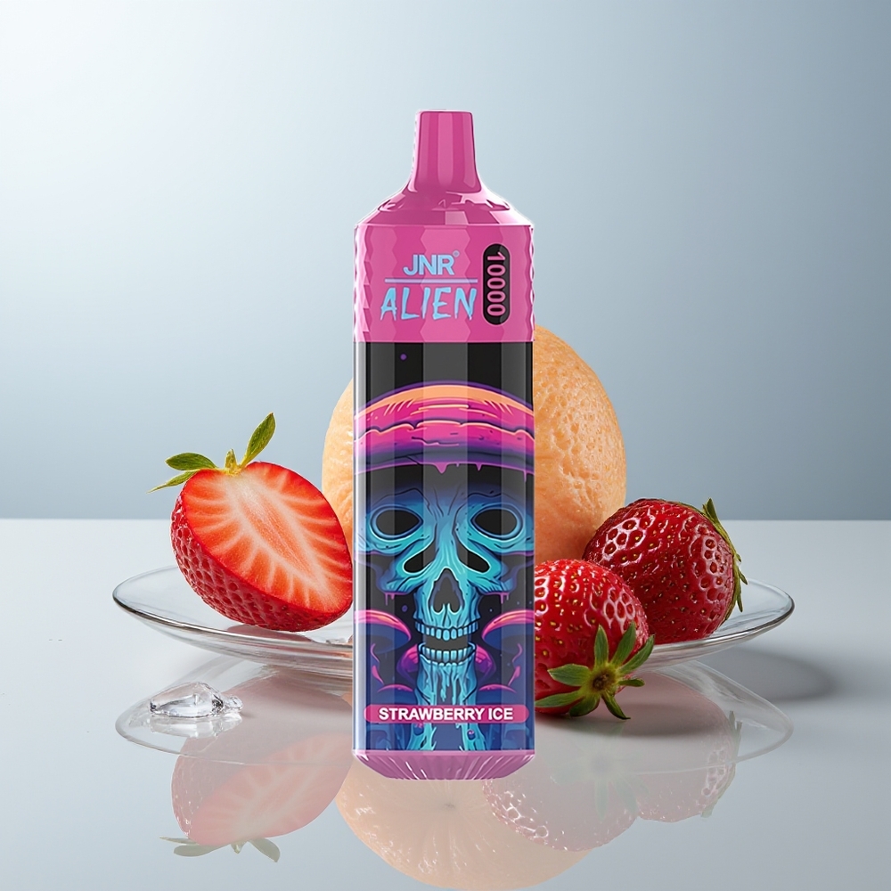 Wholesale Canada JNR Alien 10000 Puffs 850mAh LED Strawberry Ice