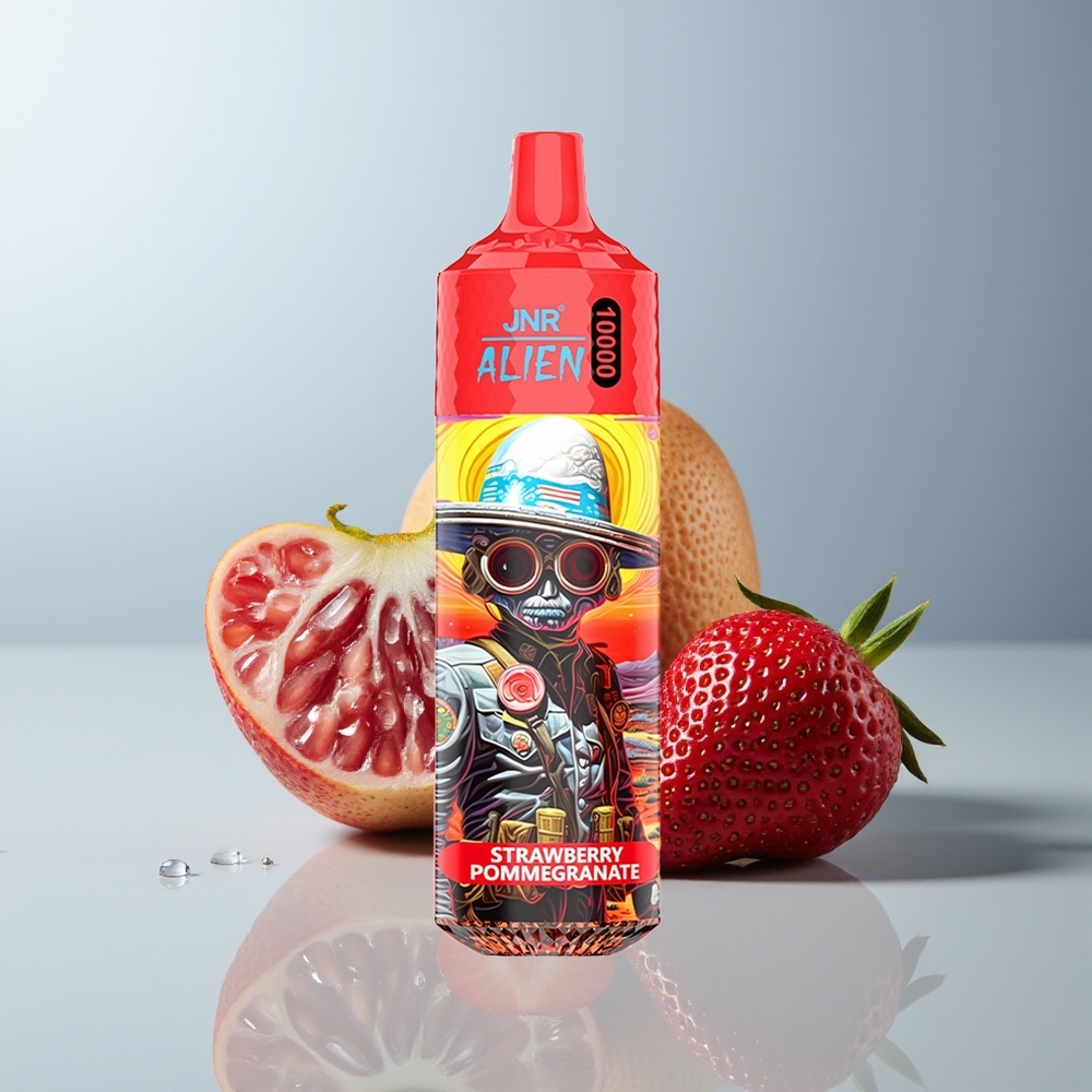 Wholesale Canada JNR Alien 10000 Puffs 850mAh LED Strawberry Pomegranate