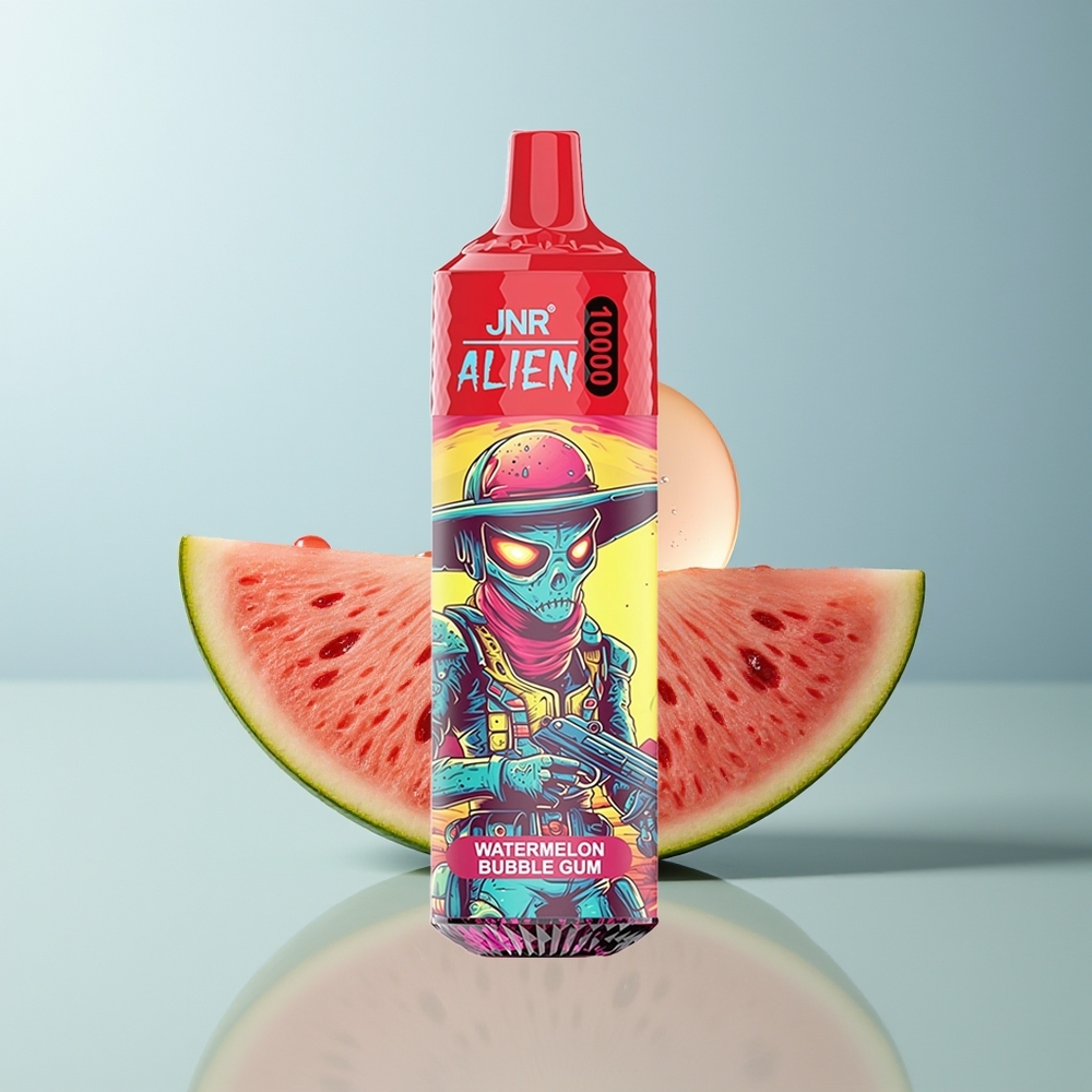 Wholesale Canada JNR Alien 10000 Puffs 850mAh RGB Watermelon Bubble Gum