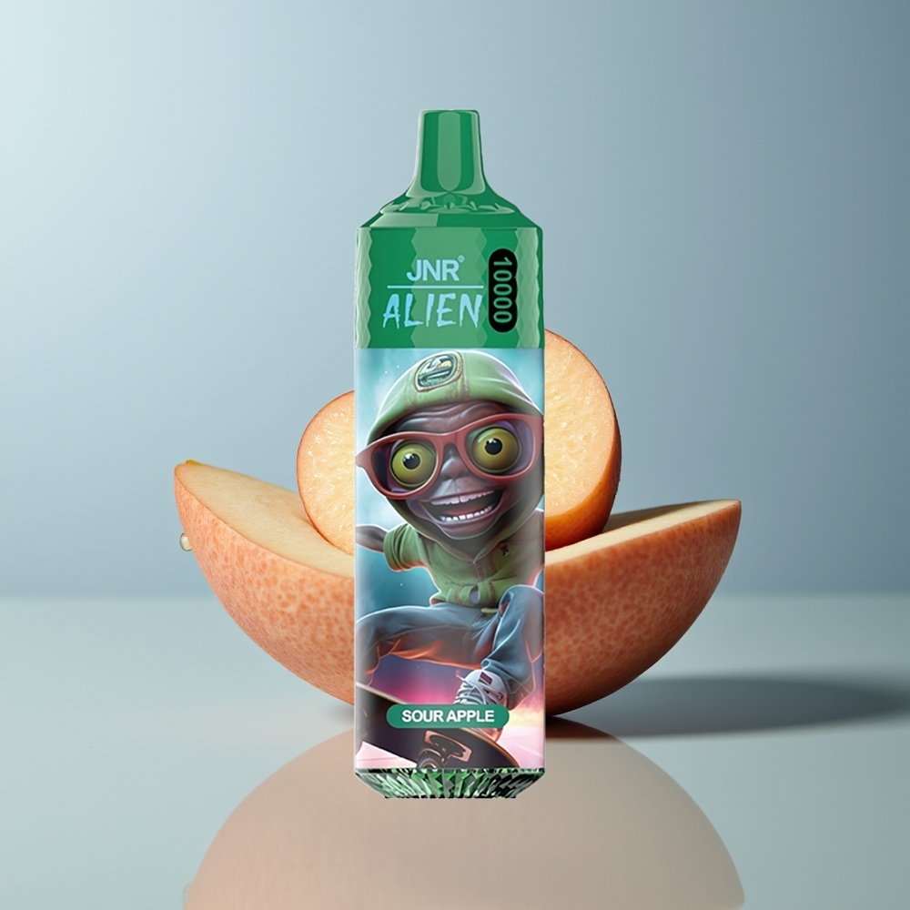 Wholesale Canada JNR Alien 10000 Puffs 850mAh Type-C Quick Charge Sour Apple