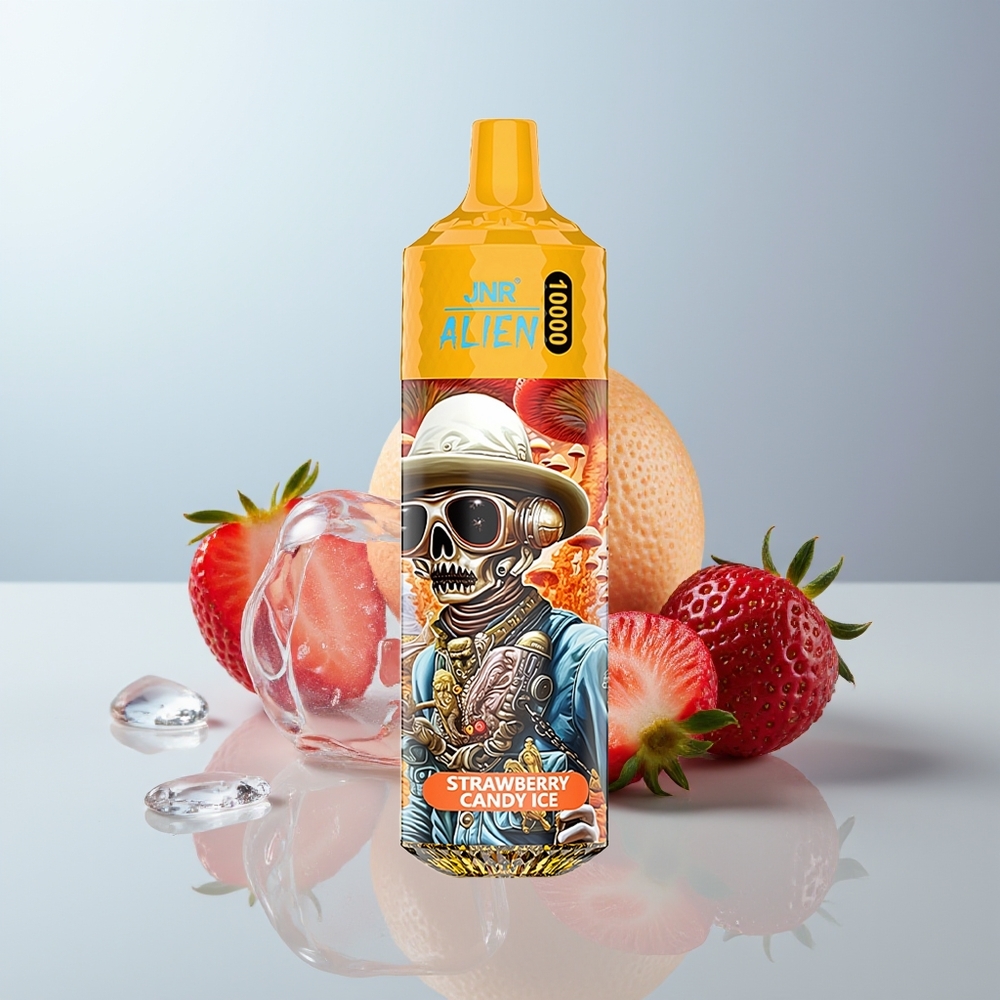 Wholesale Canada JNR Alien 10000 Puffs 850mAh Type-C Strawberry Candy Ice