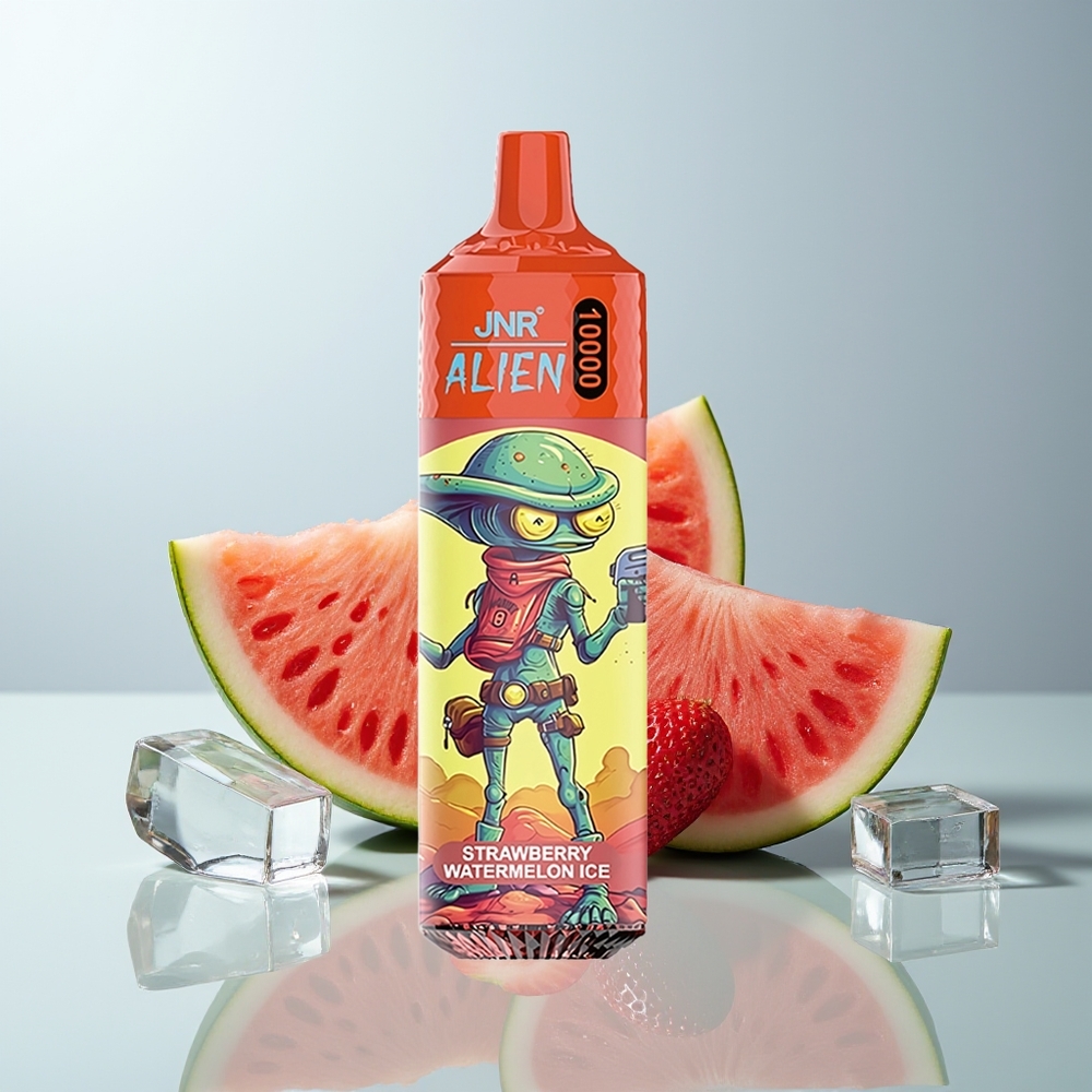 Wholesale Canada JNR Alien 10000 Puffs 850mAh Type-C Strawberry Watermelon Ice
