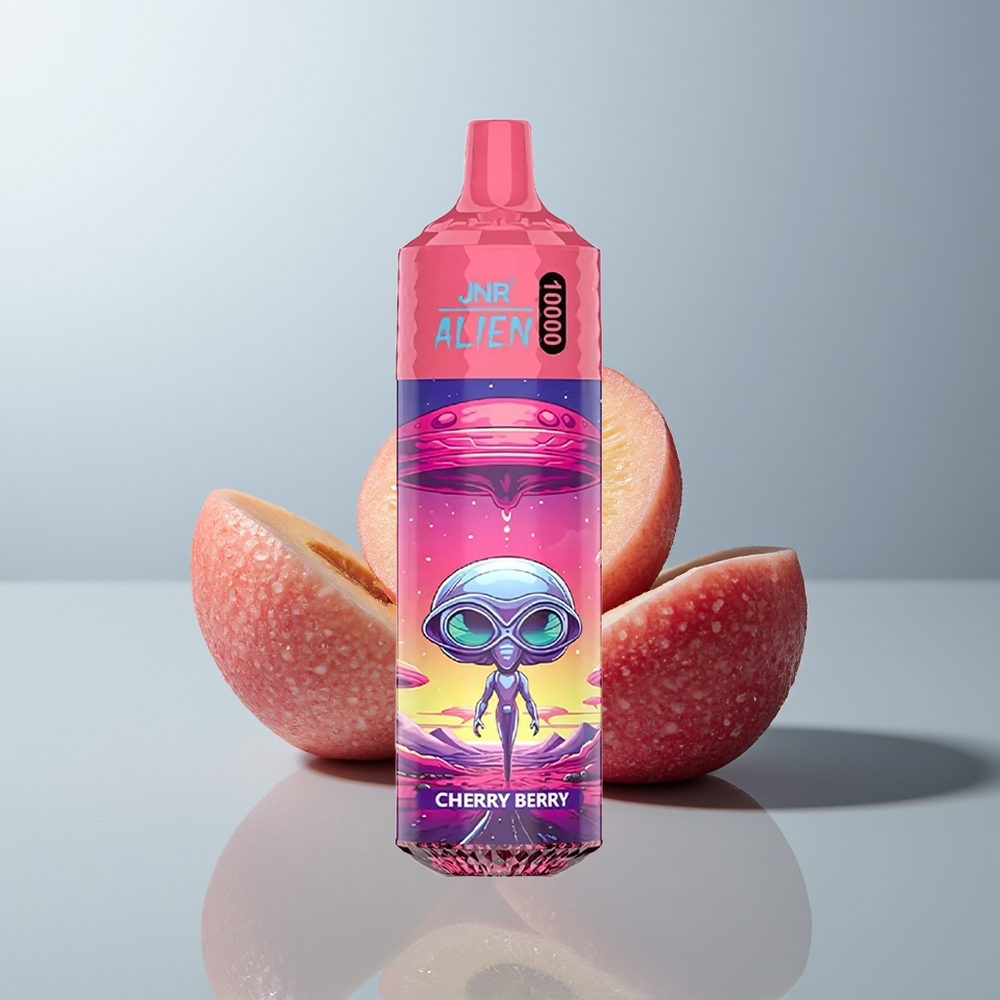Wholesale Canada JNR Alien 10000 Puffs LED Cherry Berry