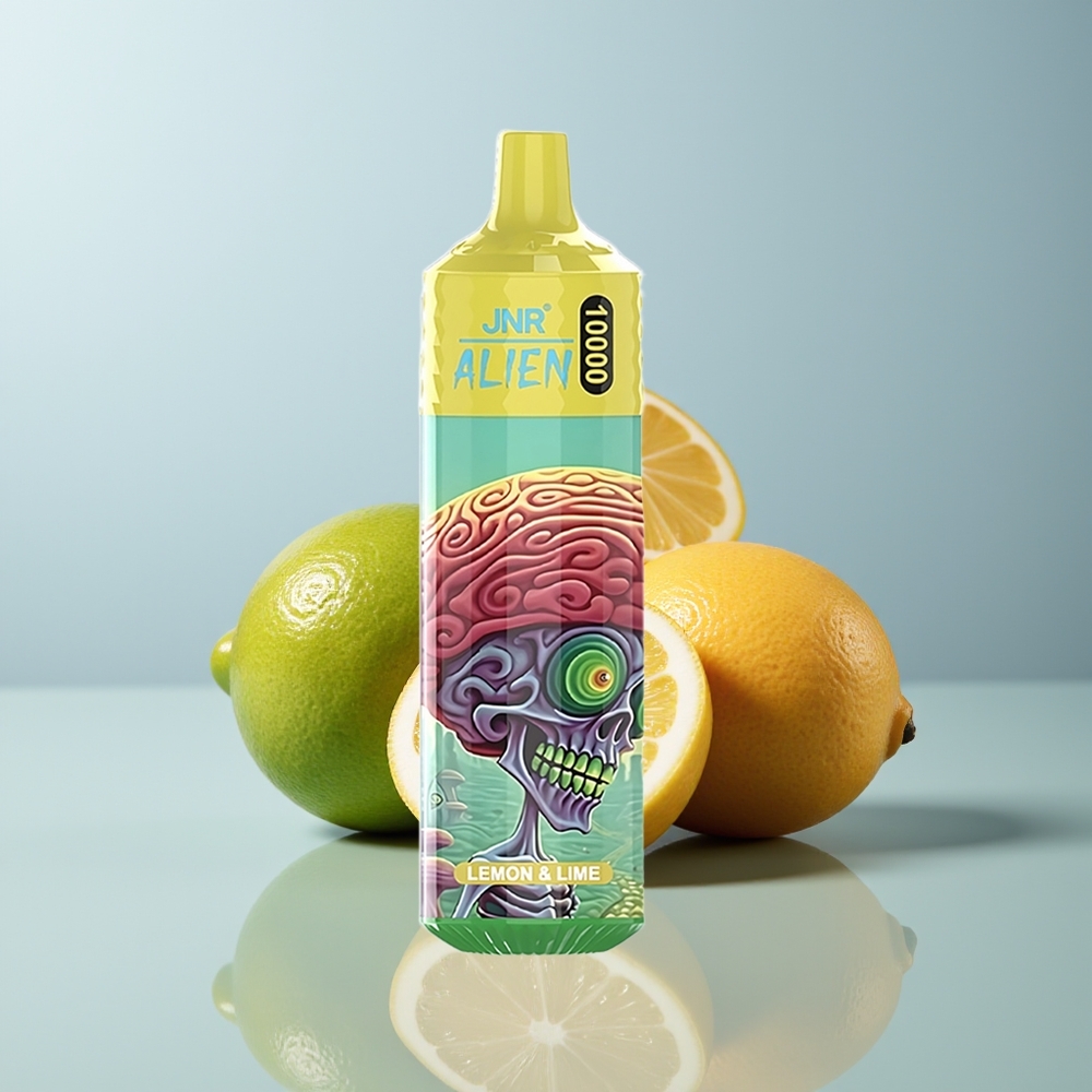 Wholesale Canada JNR Alien 10000 Puffs LED RGB Lemon  Lime