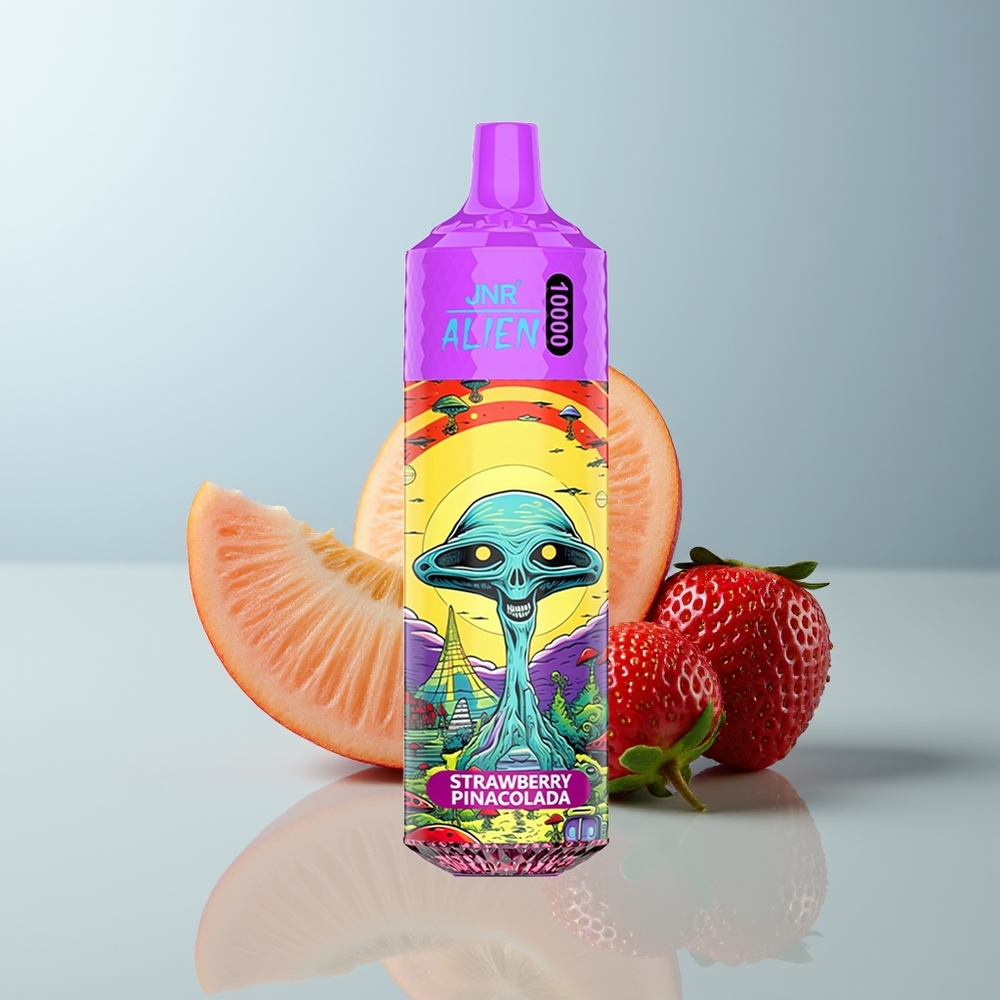 Wholesale Canada JNR Alien 10000 Puffs LED RGB Strawberry Pina Colada