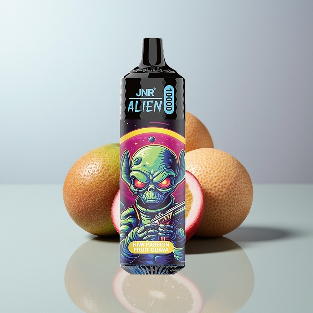 Wholesale Canada JNR Alien 10000 Puffs RGB LED Kiwi Passion Fruit Guava
