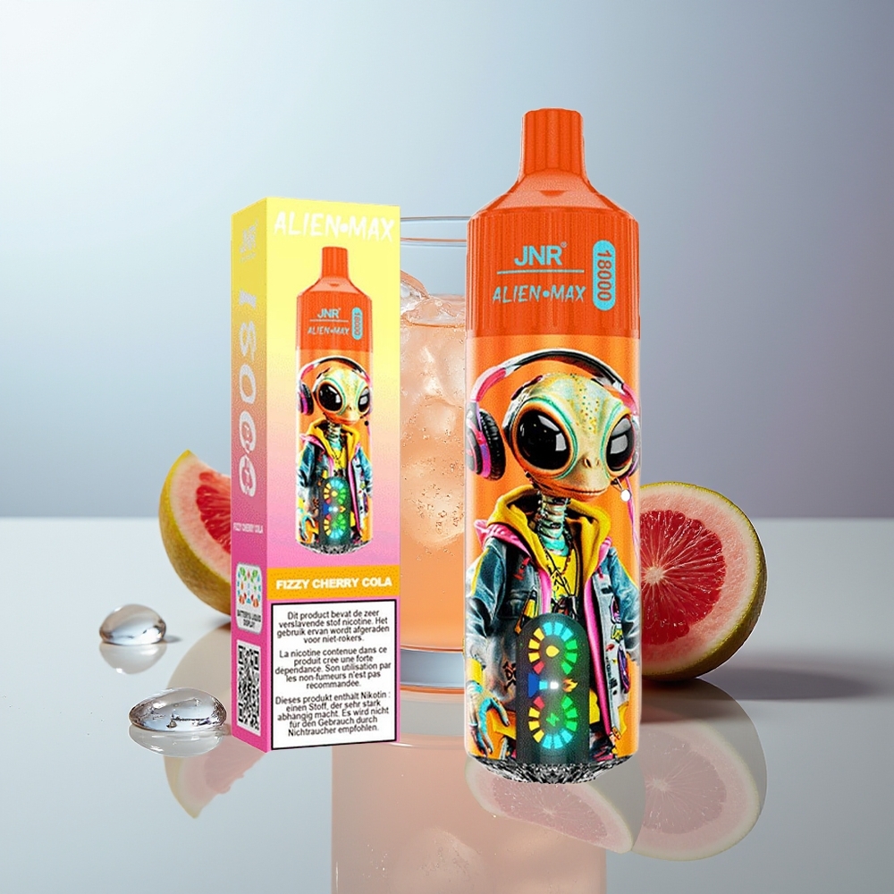 Wholesale Canada JNR Alien Max 18000 Puffs Dual Mesh Coil Fizzy Cherry Cola