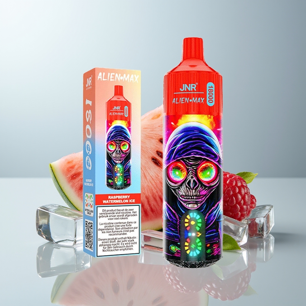 Wholesale Canada JNR Alien Max 18000 Puffs Dual Mesh Coil Raspberry Watermelon Ice