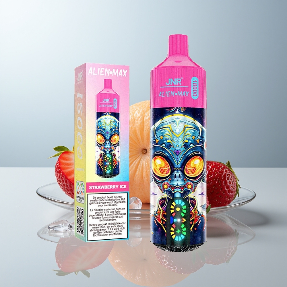 Wholesale Canada JNR Alien Max 18000 Puffs Dual Mesh Coil Strawberry Ice