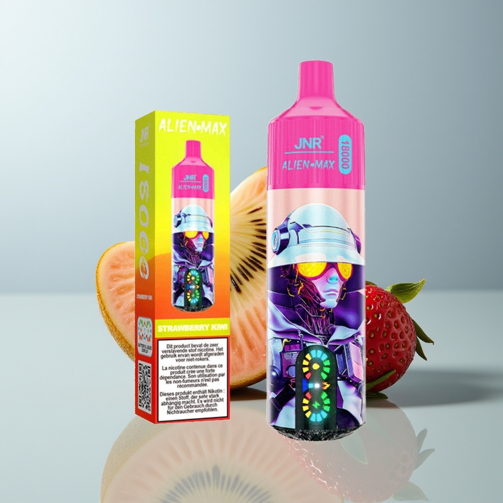 Wholesale Canada JNR Alien Max 18000 Puffs Dual Mesh Coil Type-C Quick Charge Strawberry Kiwi