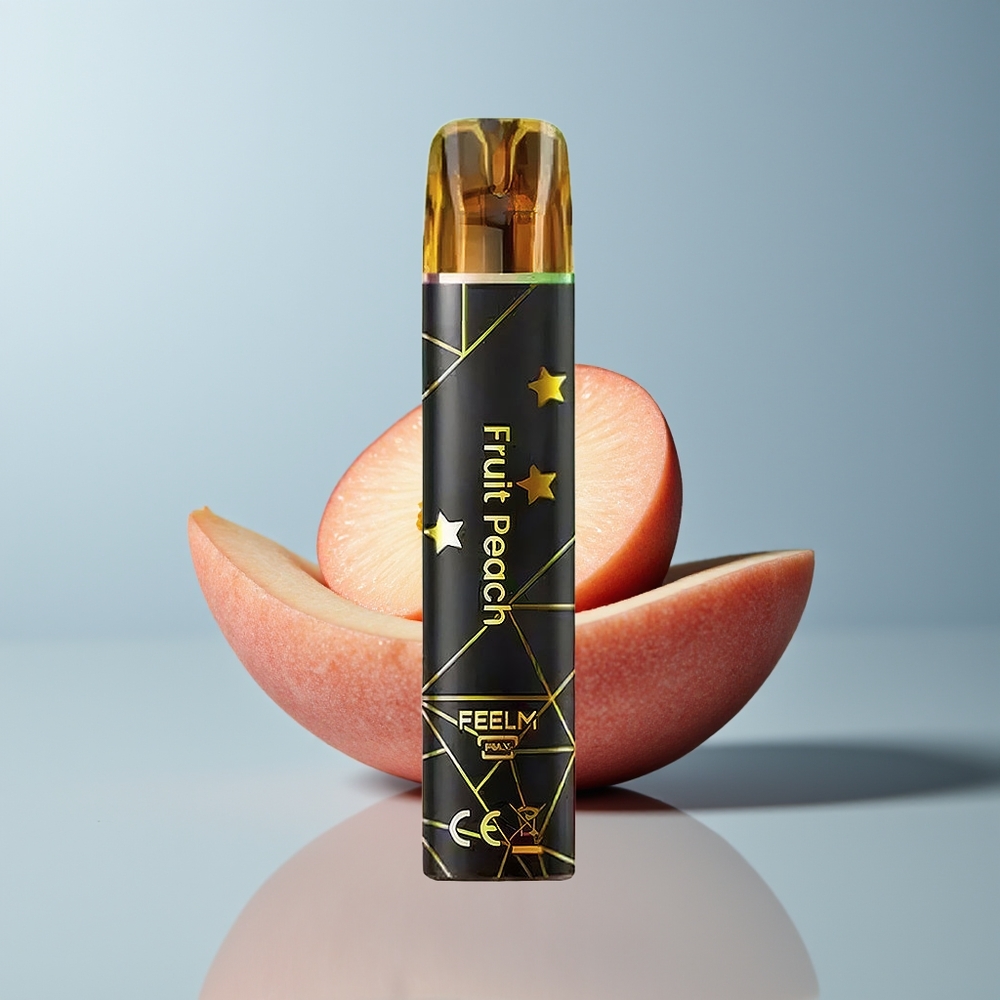 Wholesale Canada JNR BlackGolden 800 Puffs 2 Nicotine Peach Fruit Disposable Vape