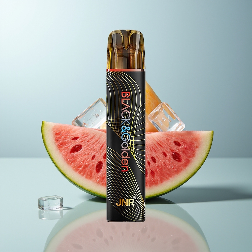 Wholesale Canada JNR BlackGolden 800 Puffs 2 Nicotine Watermelon Ice Disposable Vape