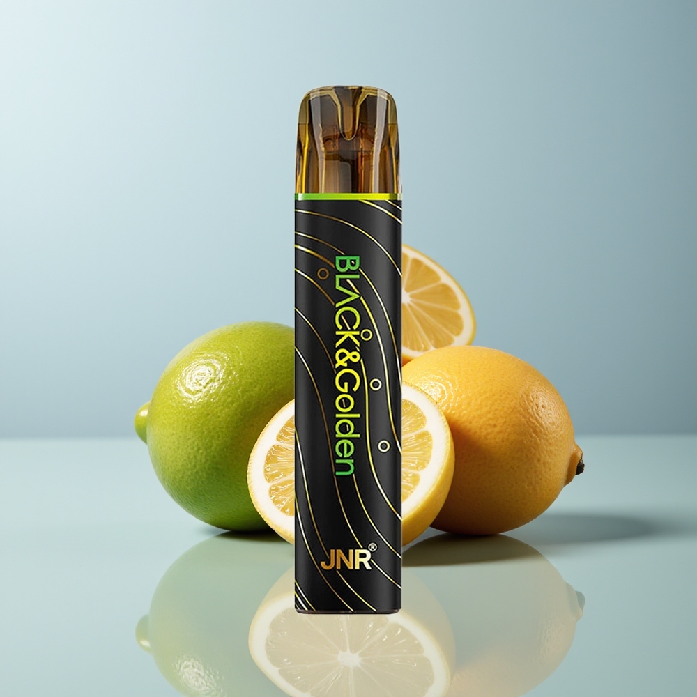 Wholesale Canada JNR BlackGolden 800 Puffs 550mAh Disposable Vape Lemon  Lime