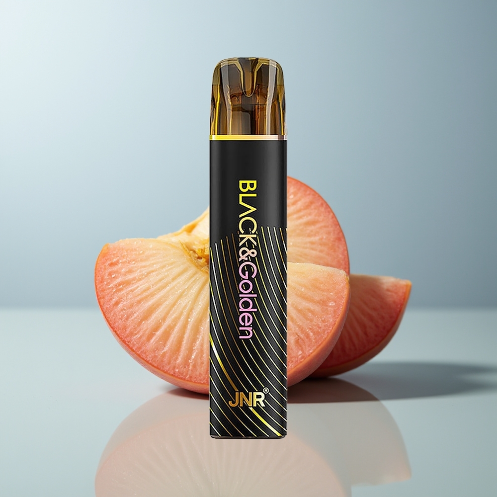 Wholesale Canada JNR BlackGolden 800 Puffs 550mAh Disposable Vape Peach Mango