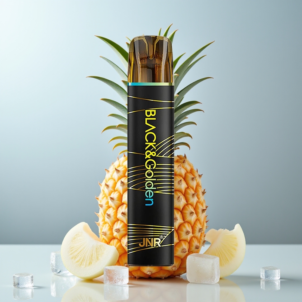 Wholesale Canada JNR BlackGolden 800 Puffs 550mAh Pineapple Ice Disposable Vape