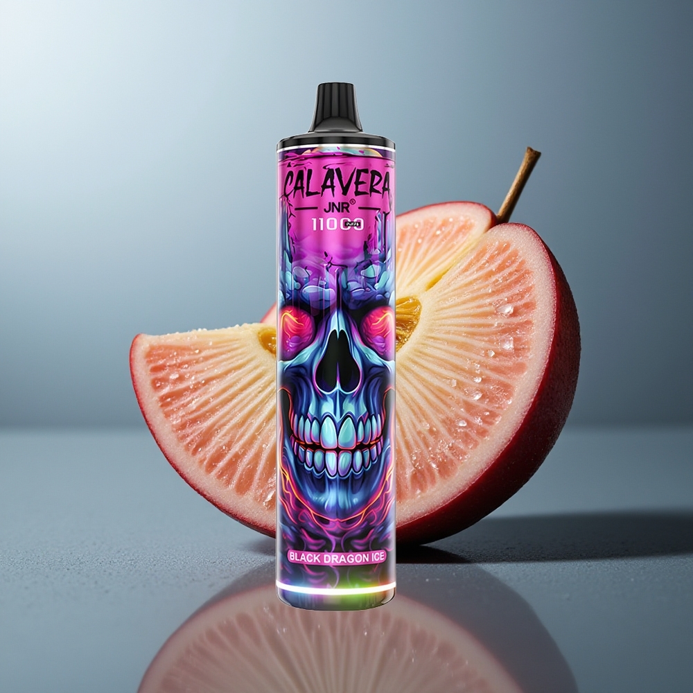 Wholesale Canada JNR Calavera 11000 Puffs 21ml E-Liquid Black Dragon Ice